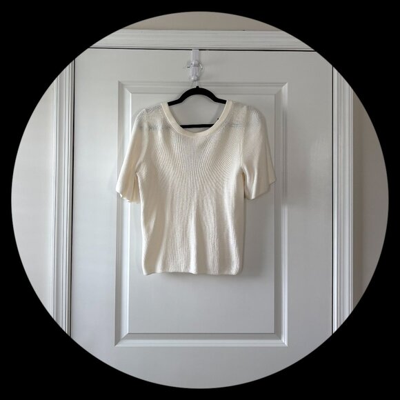 Banana Republic Factory Snow Day Tie Back Hip Length Sweater Size Small - Picture 1 of 10